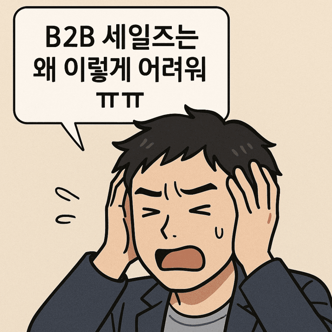 B2B 세일즈 어려워 ㅠㅠㅠ