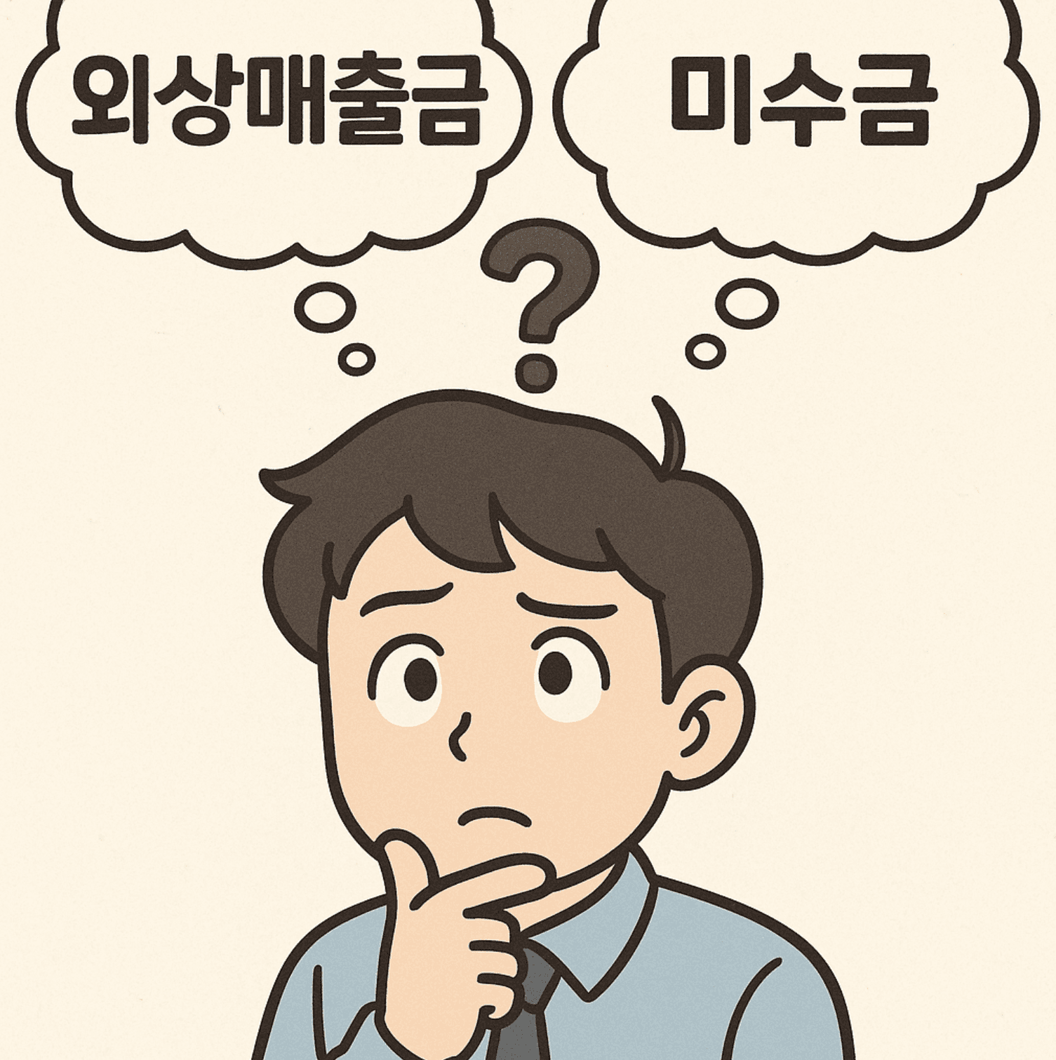 외상매출금 vs 미수금 차이 