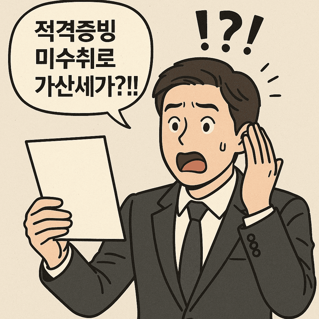 적격증빙 미수취 가산세