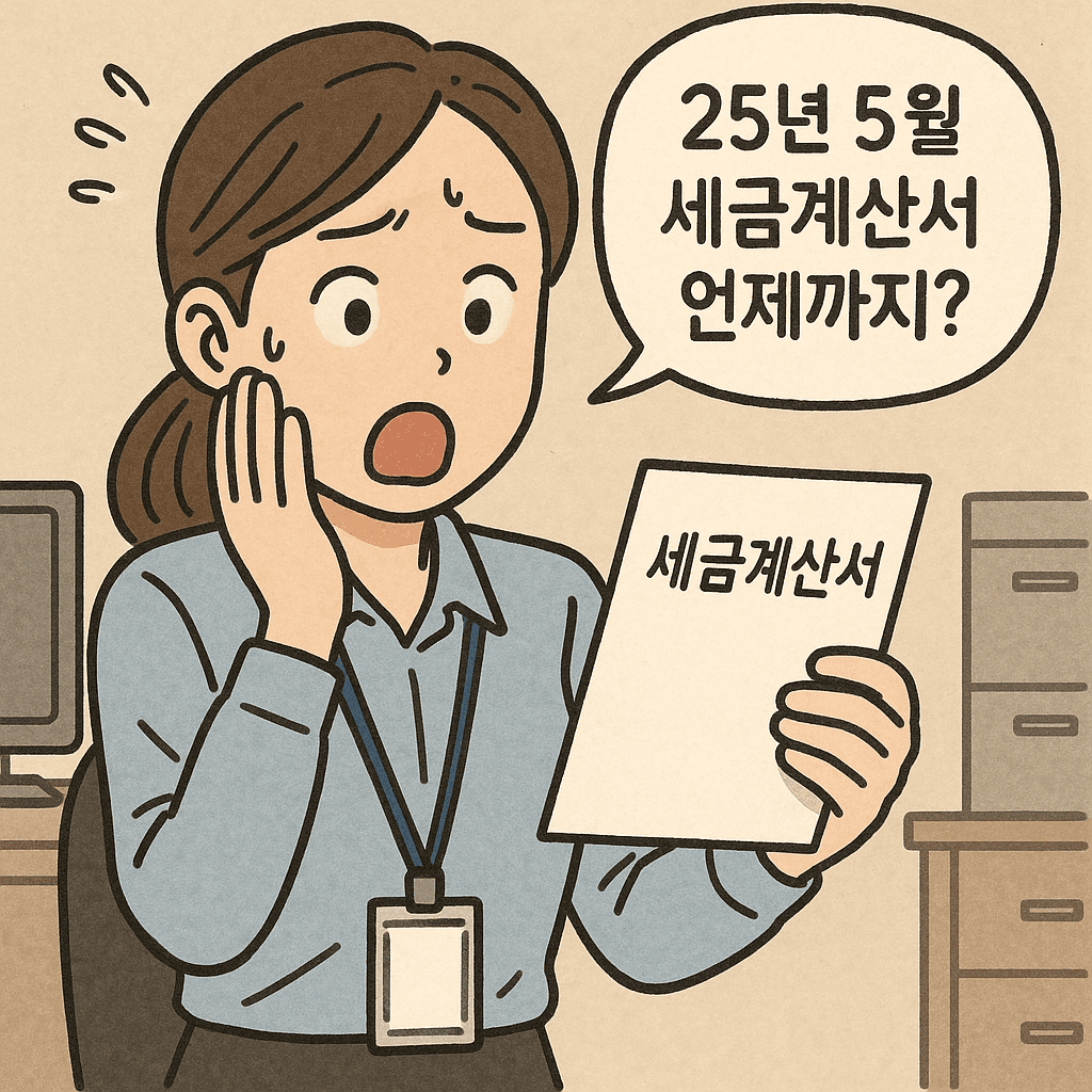 세금계산서 마감일