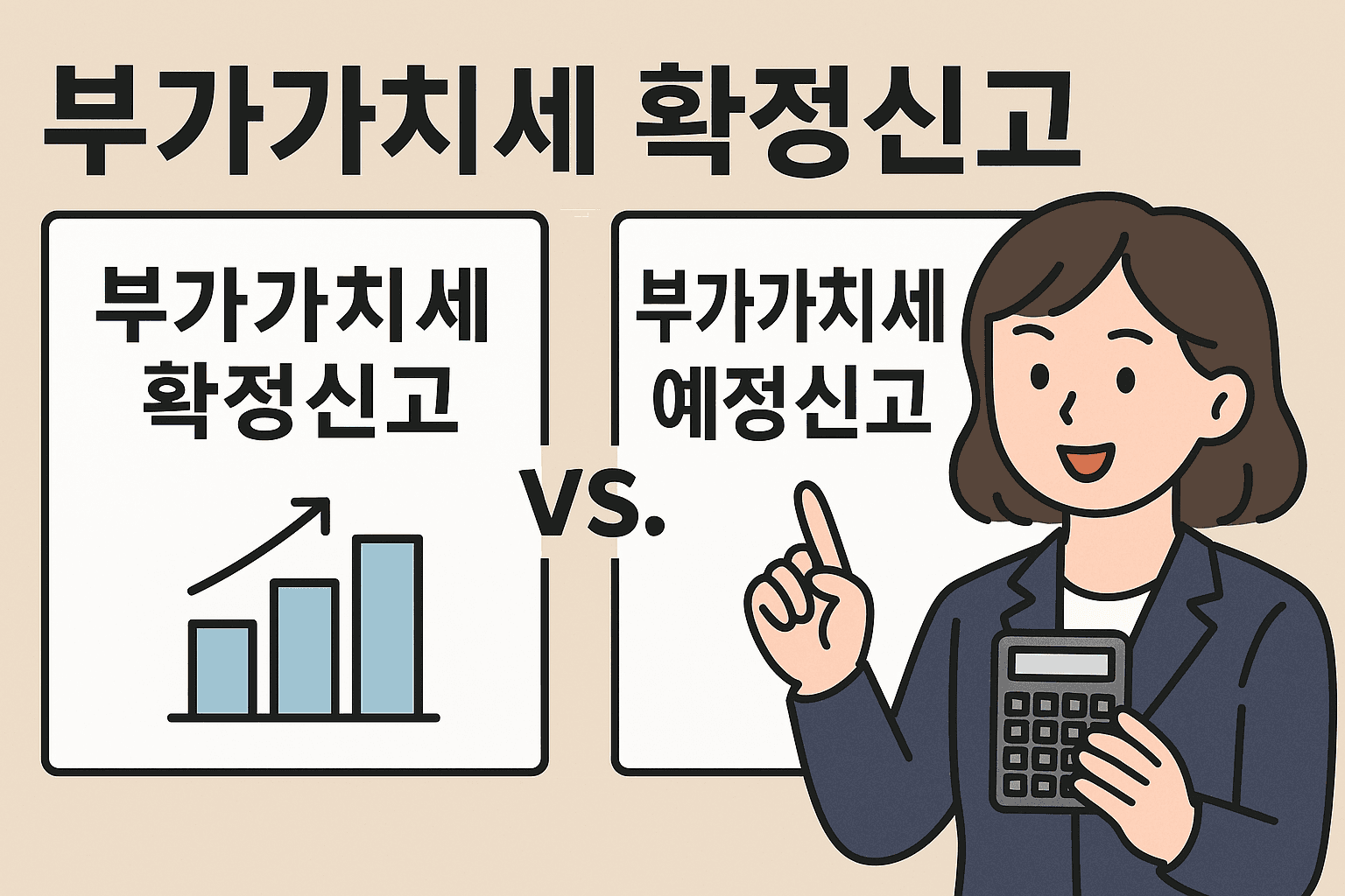 부가가치세 확정신고 VS 예정신고