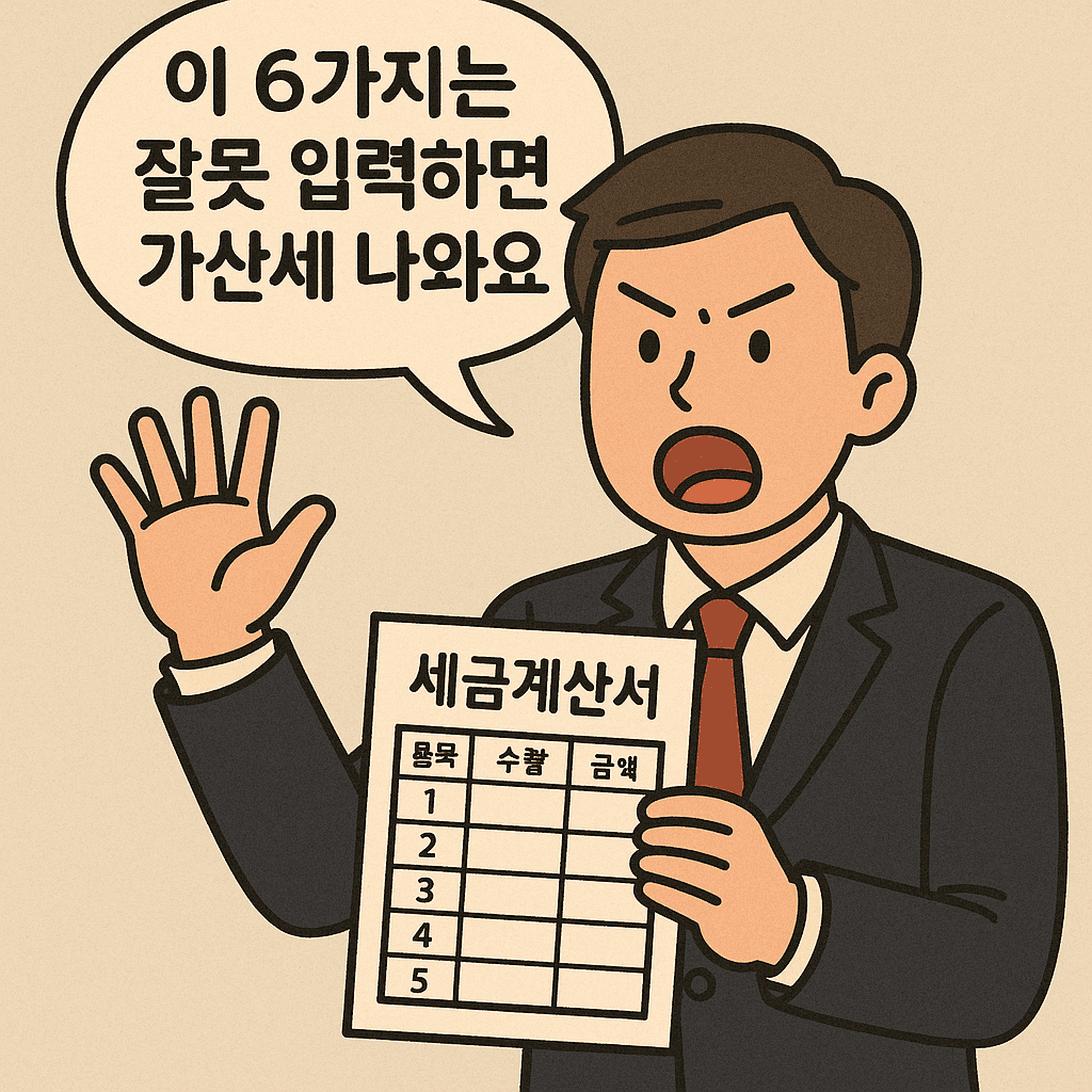 세금계산서 필요적 기재사항