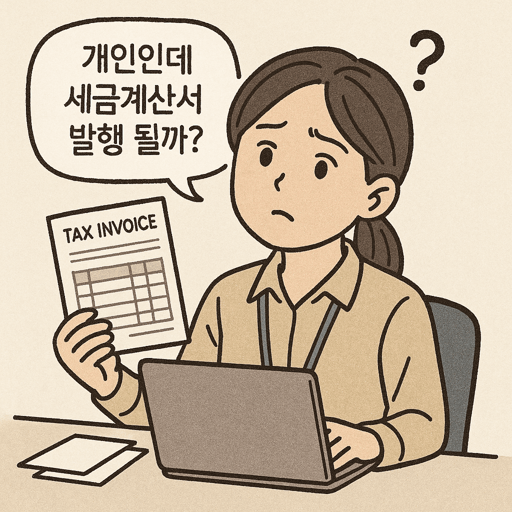 개인한테 세금계산서 발행 방법 - 발행해야 하는 이유 총 정리